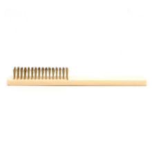 Stainless Steel Wooden Handle Brass Wire Brush Cleaning Brushes Household Cleaning Tools
